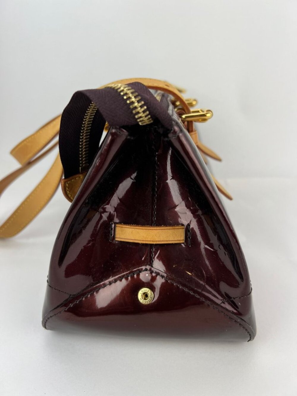 Louis Vuitton Rosewood Ave Amarante Vernis Patent Leather Shoulder Bag - Picture 10 of 12